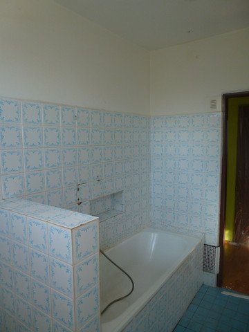 Rekonstrukce koupelny - původní stav koupelny a WC