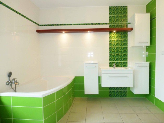 Zelená koupelna