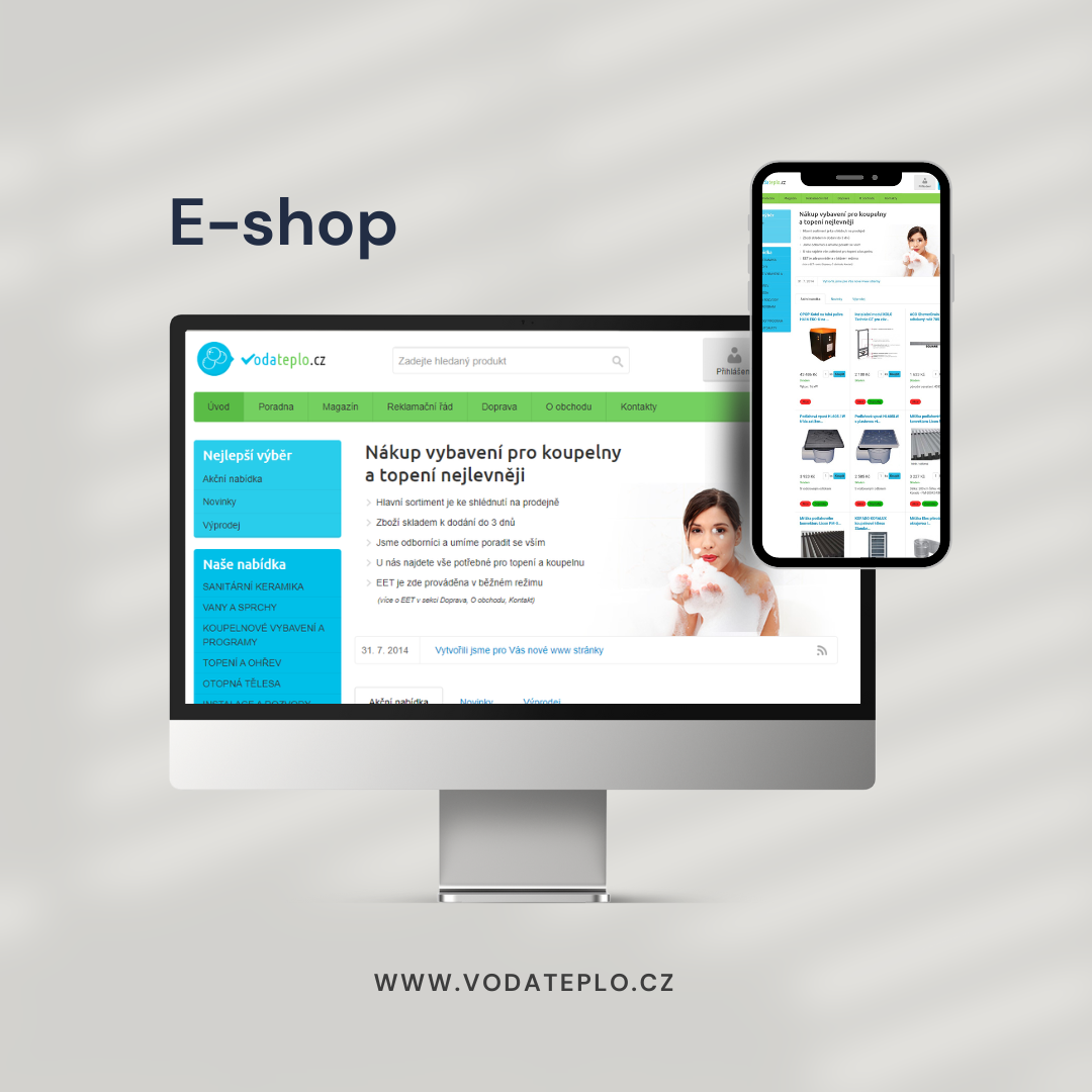 e-shop Vodateplo.cz