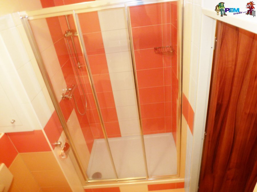 Nová koupelna - trojdílné posuvné sprchové dveře Ronal - 120 cm
